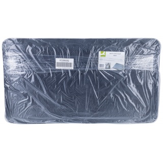 Mata antyzmęczeniowa Q-CONNECT, podłogowa, 90x50cm, antypoślizgowa, czarna, Ergonomia, Akcesoria komputerowe