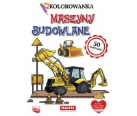 KOLOROWANKA MASZYNY BUDOWLANE Z NAKLEJKAMI, Podkategoria, Kategoria
