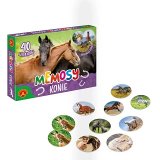 PAMIĘĆ - MEMOSY - KONIE !, Domino i memos, Gry