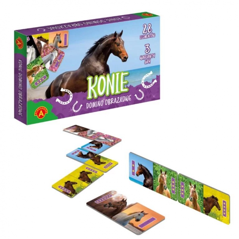 DOMINO OBRAZKOWE - KONIE !, Domino i memos, Gry