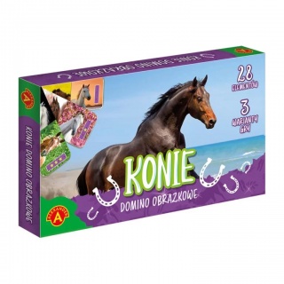 DOMINO OBRAZKOWE - KONIE !, Domino i memos, Gry