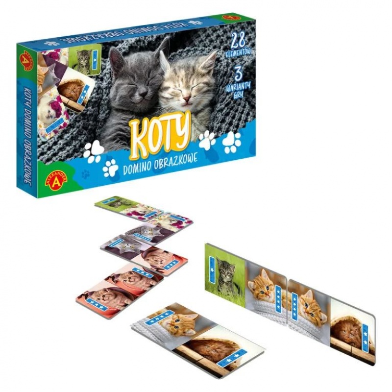 DOMINO OBRAZKOWE - KOTY !, Domino i memos, Gry