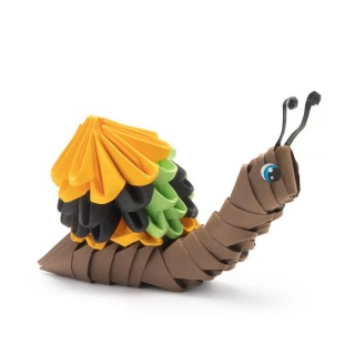 ORIGAMI 3D - ŚLIMAK / SNAIL !, Origami, Art. kreatywne