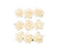 KWIATY PAPIEROWE SAMOPRZ.RÓŻE 9szt.KREMOWE KWIATY PAPIEROWE SAMOPRZ.RÓŻE 9szt.KREMOWE, Podkategoria, Kategoria