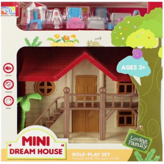 DOMEK DLA LALEK + AKCESORIA 18X19X8 MC WB 8144, Podkategoria, Kategoria
