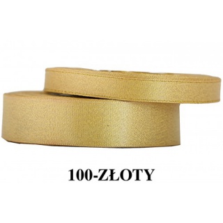 Wstążka satynowa z brokatem 25mm/22mb złoty, Podkategoria, Kategoria