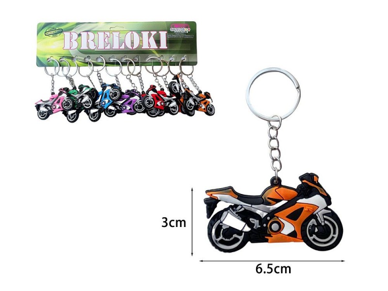 BRELOK MOTOCYKL 7383, Breloki, Zabawki
