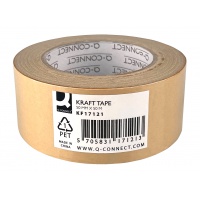 Q-CONNECT KRAFT paper tape, 50mm, 50m, 130 mic
