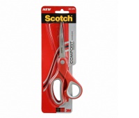 Nożyczki biurowe SCOTCH® Comfort (1428), 20cm, czerwone, Nożyczki, Drobne akcesoria biurowe