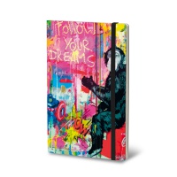 Notatnik STIFFLEX, 13x21cm, 192 strony, Basquiat, Notatniki, Zeszyty i bloki