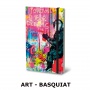 Notebook STIFFLEX, 13x21cm, 192 pages, Basquiat