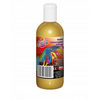 FARBA PLAKATOWA 250ML.METALICZNA ZŁOTA, Podkategoria, Kategoria