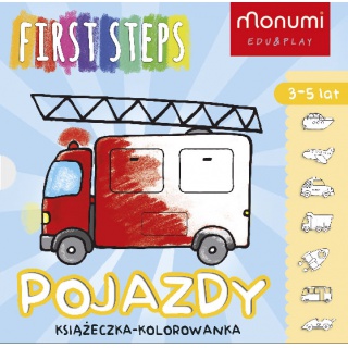 KSIĄŻECZKA KOLOROWANKA POJAZDY, Kolorowanki, Książeczki
