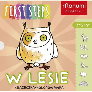 KSIĄŻECZKA KOLOROWANKA W LESIE, Kolorowanki, Książeczki