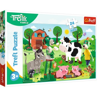 Puzzle 24 Maxi - Trefliki na wsi !!, Maxi, Puzzle