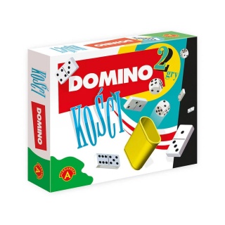 GRY 2w1 DOMINO KOŚCI 3856!, Domino i memos, Gry