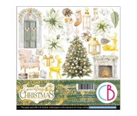 CB BLOK PAP.SCRAP.15x15cm.SPARKL.CHRISTMAS 24szt., Podkategoria, Kategoria