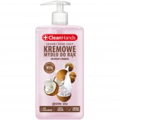 Kremowe mydło w płynie CLEAN HANDS, kokosowe, 300 ml