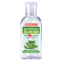Antybakteryjny żel do rąk CLEAN HANDS, z aloesem i prowitaminą B5, 50 ml, Środki czyszczące, Artykuły higieniczne i dozowniki