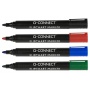Marker do flipchartów Q-CONNECT, okrągły, 4 szt., mix kolorów, Markery, Artykuły do pisania i korygowania