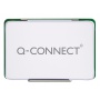 Poduszka do stempli Q-CONNECT, z tuszem, 110x70mm, metalowa, zielona