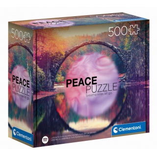 PUZZLE 500 EL PEACE COLLECTION MINDFUL REFLECTION!, 500 elementów, Puzzle
