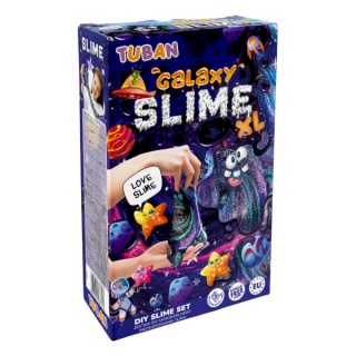 ZESTAW &ndash; DIY TUBAN SLIME &ndash; GALAXY XL , Gluty, gniotki, Zabawki