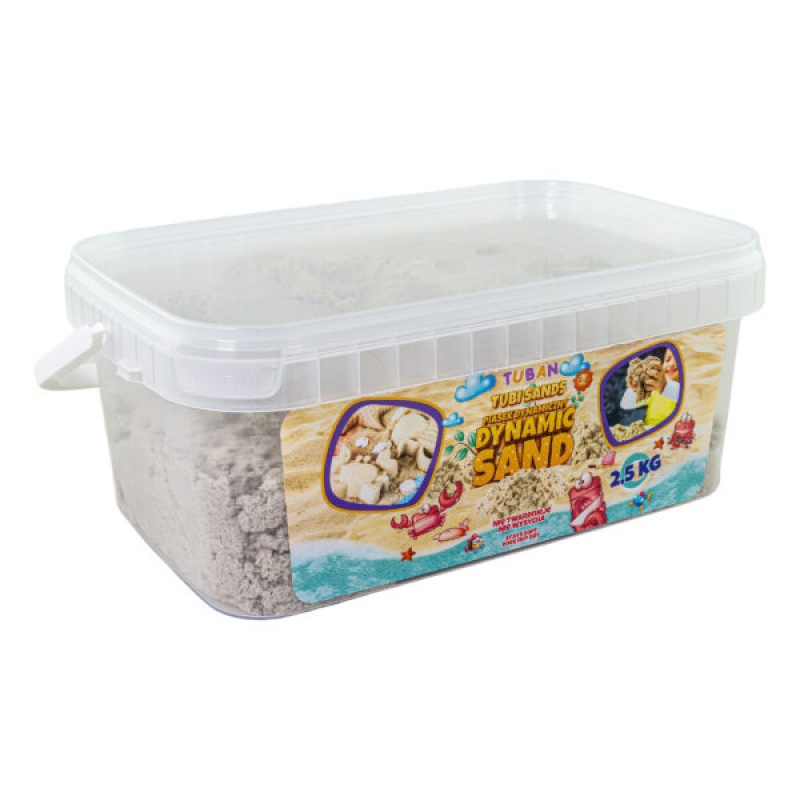 PIASEK DYNAMICZNY &ndash; NATURALNY BOX 2,5 kg, Kreatywne, Zabawki