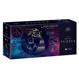 Puzzle 250 Zodiac Signs 11 Aquarius, 260 elementów, Puzzle
