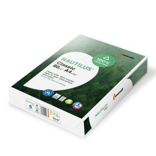 PAPIER KSERO A4 160gr.NAUTILUS 250ark., Papier ksero biały, Papier