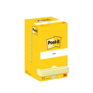 Karteczki samoprzylepne POST-IT®, 76x76mm, 12x100 kart., żółte, Bloczki samoprzylepne, Papier i etykiety