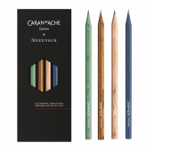 Ołówki CARAN D'ACHE, Les Crayons De La Maison, edycja 10, 4 szt., Ołówki, Artykuły do pisania i korygowania