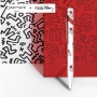 Długopis CARAN D'ACHE 849, Keith Haring, w pudełku, biały, Długopisy, Artykuły do pisania i korygowania
