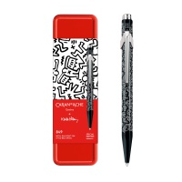 Długopis CARAN D'ACHE 849, Keith Haring, w pudełku, czarny, Długopisy, Artykuły do pisania i korygowania