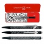 Długopis CARAN D'ACHE 849, Keith Haring, w pudełku, czarny, Długopisy, Artykuły do pisania i korygowania