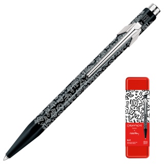 Długopis CARAN D'ACHE 849, Keith Haring, w pudełku, czarny, Długopisy, Artykuły do pisania i korygowania