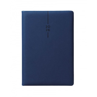 KALENDARZ KSIĄŻKOWY A5 DNS ELEGANT GRANATOWY 2026, Dzienne, Kalendarze