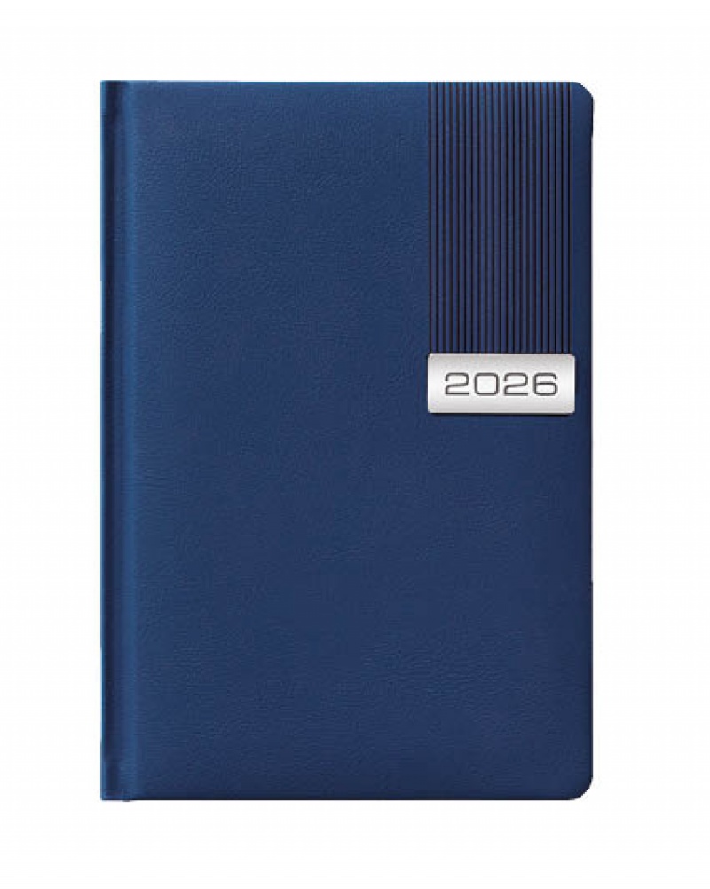 KALENDARZ KSIĄŻKOWY A5 DZIENNY REG.GRANATOWY 2026, Dzienne, Kalendarze