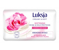 Creamy bar soap LUKSJA, rose, 90g