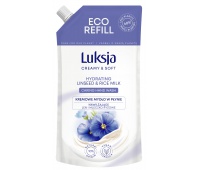 Creamy liquid soap LUKSJA, flax, stock 400ml