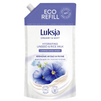 Creamy liquid soap LUKSJA, flax, stock 900ml