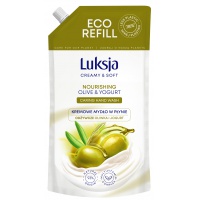 Creamy liquid soap LUKSJA, olive, stock 900ml