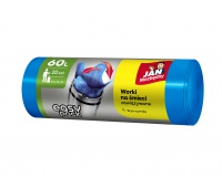 Worki Easy-Pack JAN NIEZBĘDNY, 60l, 20szt., niebieskie, Worki, Artykuły higieniczne i dozowniki