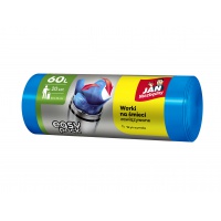 Garbage bags Easy-Pack JAN NIEZBĘDNY, 60l, 20pcs, blue