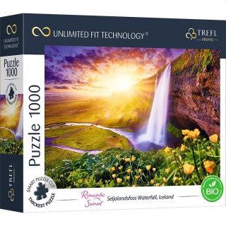 Puzzle Prime 1000 Selijalandsfoss Waterfall !!, 1000 elementów, Puzzle