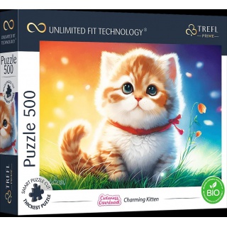 Puzzle 500 UFT Cuteness Overload Charming Kitten!!, 500 elementów, Puzzle