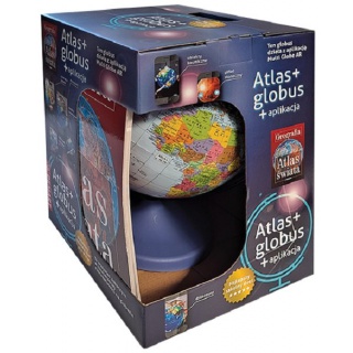 ATLAS ŚWIATA Z GLOBUSEM, Edukacyjne, Zabawki