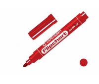 MARKER FLIPCHART CENTROPEN OKRĄGŁY CZERWONY, Markery permanentne, Art. do pisania i korygowania