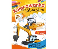 KOLOROWANKA Z TATUAŻEM MASZYNY BUDOWLANE, Podkategoria, Kategoria