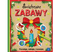 ŚWIĄTECZNE ZABAWY POMALUJĘ NAKLEJĘ ROZWIĄŻĘ, Boże Narodzenie, Art. świąteczne i okolicznościowe